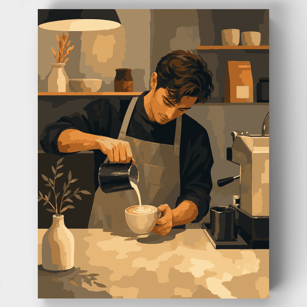 Kit de pintura por números - Latte Art — Estándar