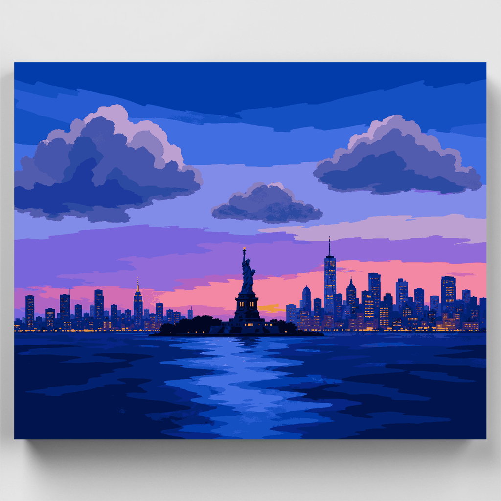 Liberty at Dusk - Paint by Numbers Kit