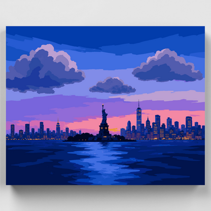 Liberty at Dusk - Paint by Numbers Kit