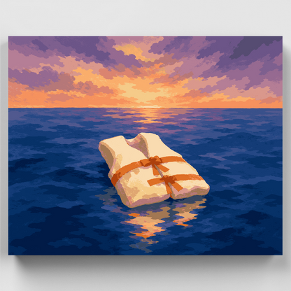 Lone Life Vest - Paint by Numbers Kit