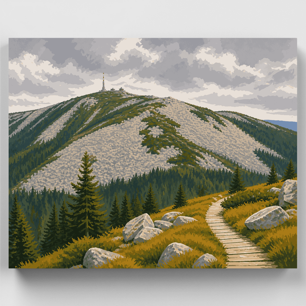 Lusen Granite Ridge - Kit de pintura por números — Estándar