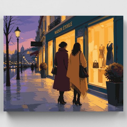 Maison Étoile Twilight - Paint by Numbers Kit
