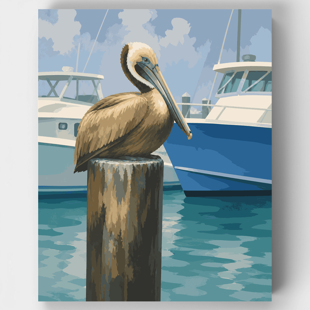 Marina Pelican Watch - Kit de pintura por números — Estándar