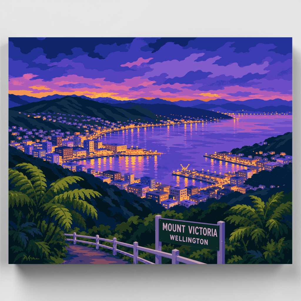 Mount Victoria Overlook - Paint by Numbers Kit