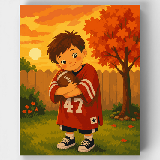 Number 47 Backyard Hug - Paint by Numbers Kit