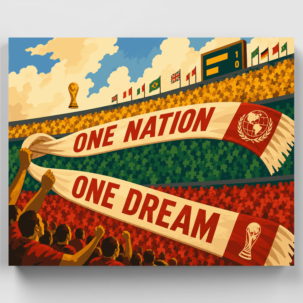 One Nation One Dream - Paint by Numbers Kit