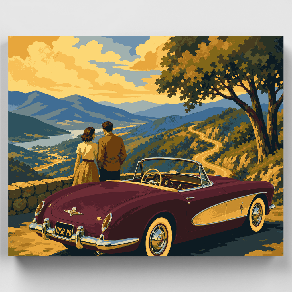 Overlook Anniversary Drive - Paint by Numbers Kit