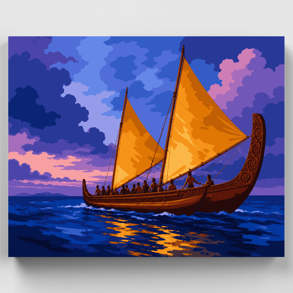 Pacific Wayfinders - Paint by Numbers Kit