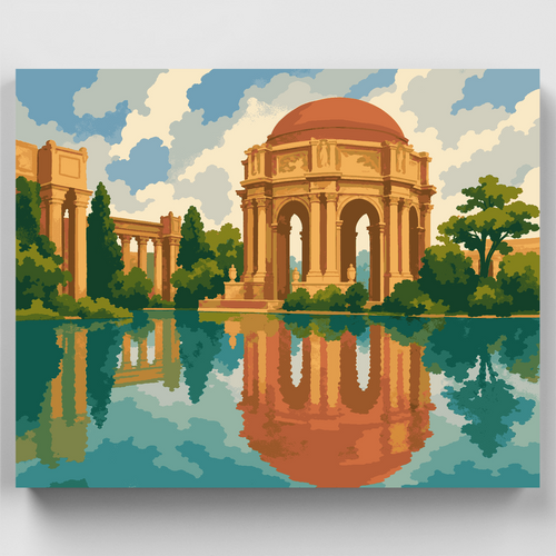Palace of Fine Arts - Paint by Numbers Kit