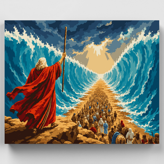 Parting the Red Sea - Paint by Numbers Kit
