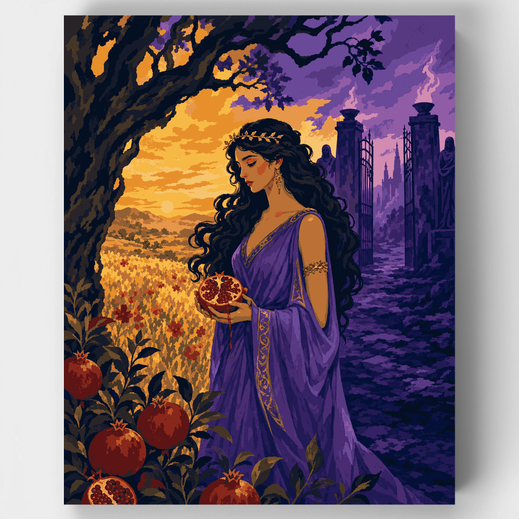 Persephone's Pomegranate - Paint by Numbers Kit