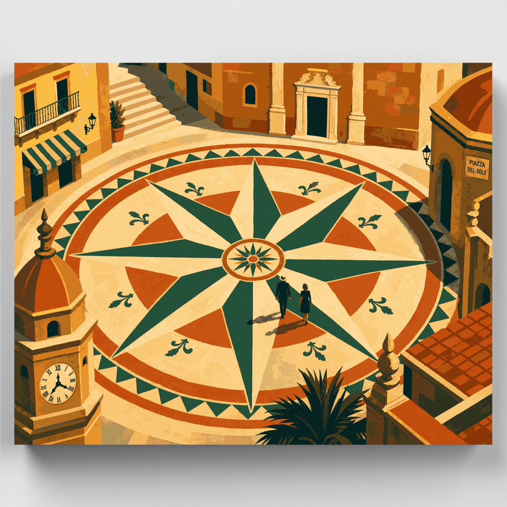 Piazza del Sole - Kit de pintura por números — Estándar