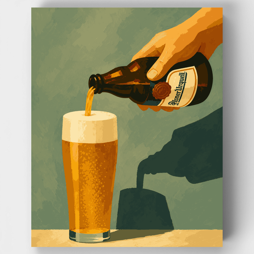 Kit de pintura por números - Pilsner Pour — Estándar