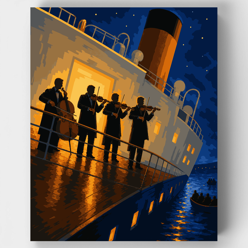 Jugando hasta el final - Kit de pintura por números — Estándar