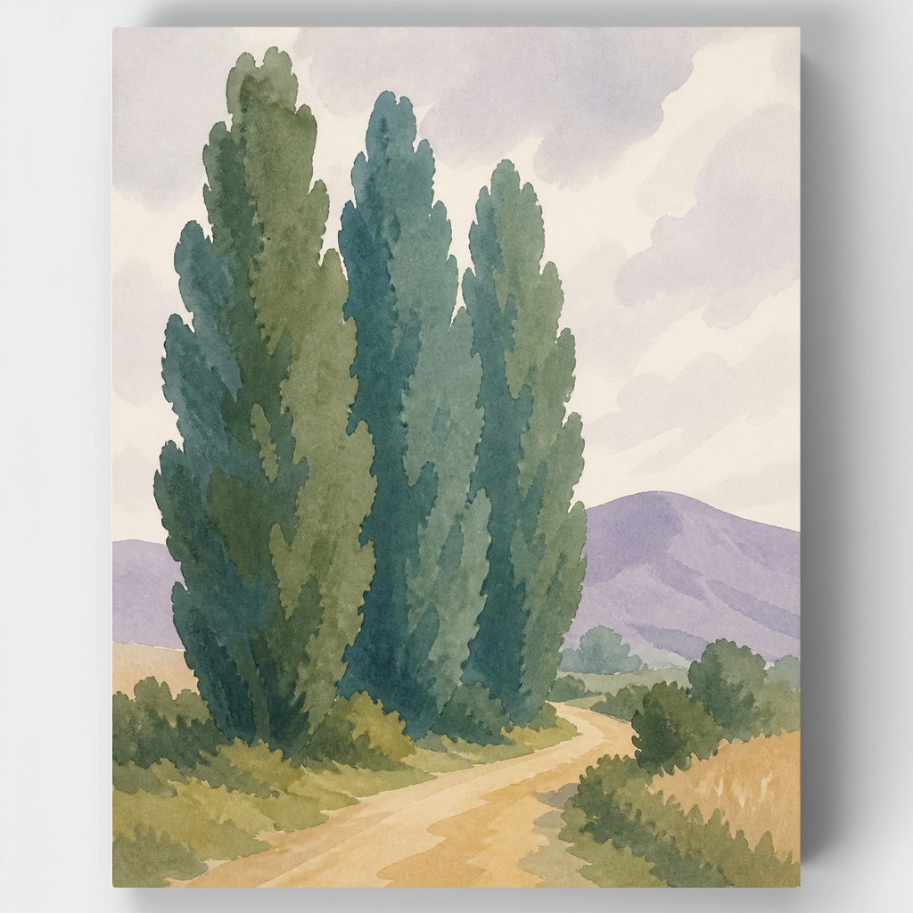 Sendero de Poplar Grove - Kit de pintura por números — Estándar
