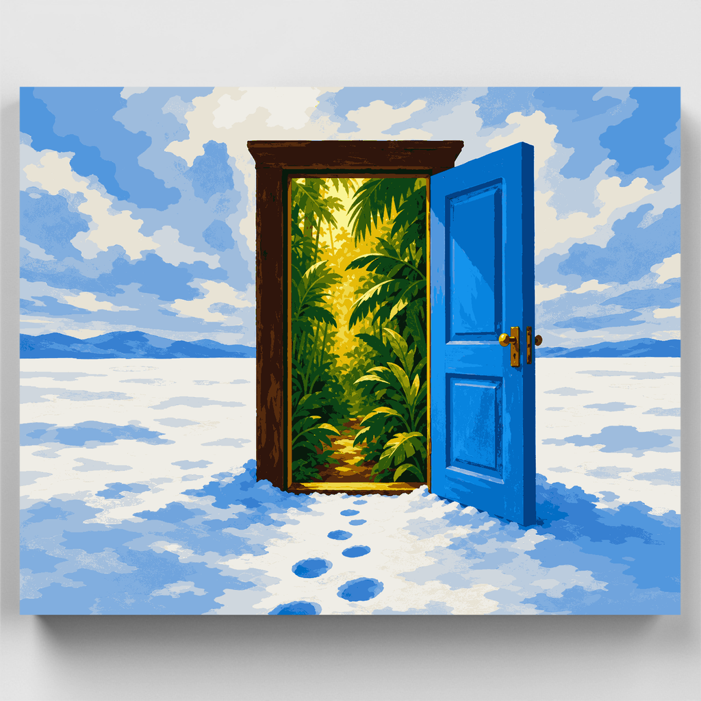 Portal to Jungle - Paint by Numbers Kit