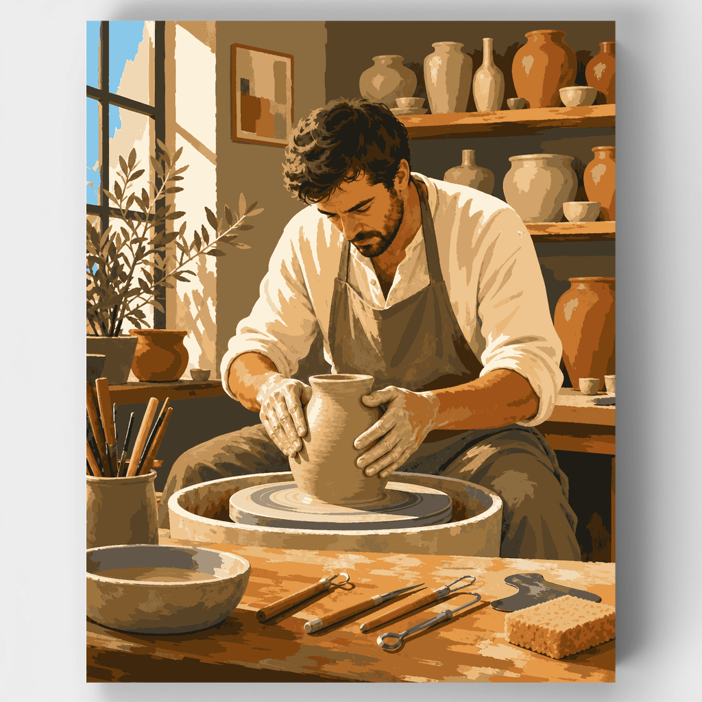 Potter's Wheel Studio - Kit de pintura por números — Estándar