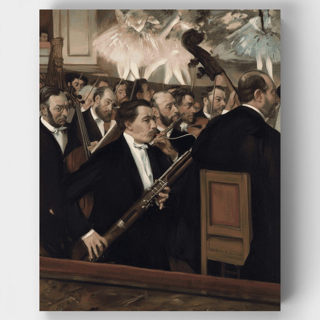 La Orquesta de la Ópera (Orchestre de l'Opéra) - Kit de pintura por números — Estándar