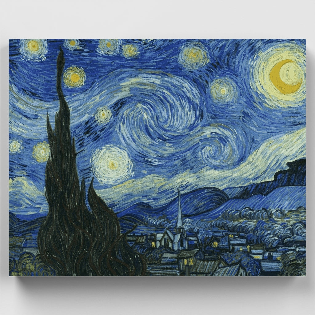 Noche estrellada - Kit de pintura por números — Estándar