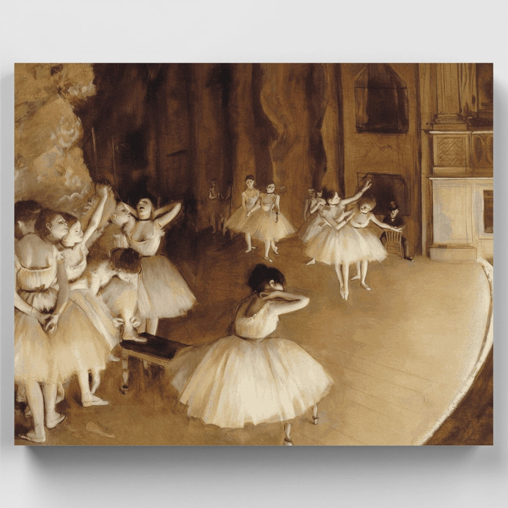 The Rehearsal on Stage - Paint by Numbers Kit