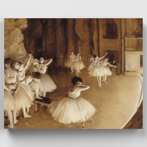 The Rehearsal on Stage - Paint by Numbers Kit