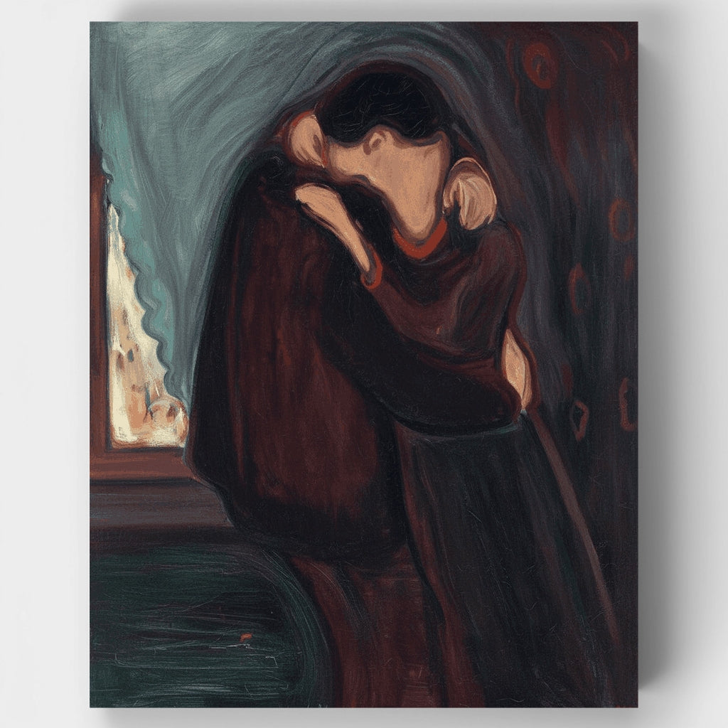El beso - Kit de pintura por números — Estándar