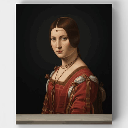 La Belle Ferronniere - Paint by Numbers Kit