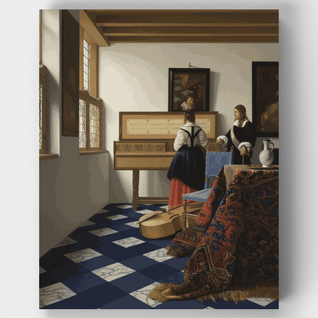 The Music Lesson - Paint by Numbers Kit