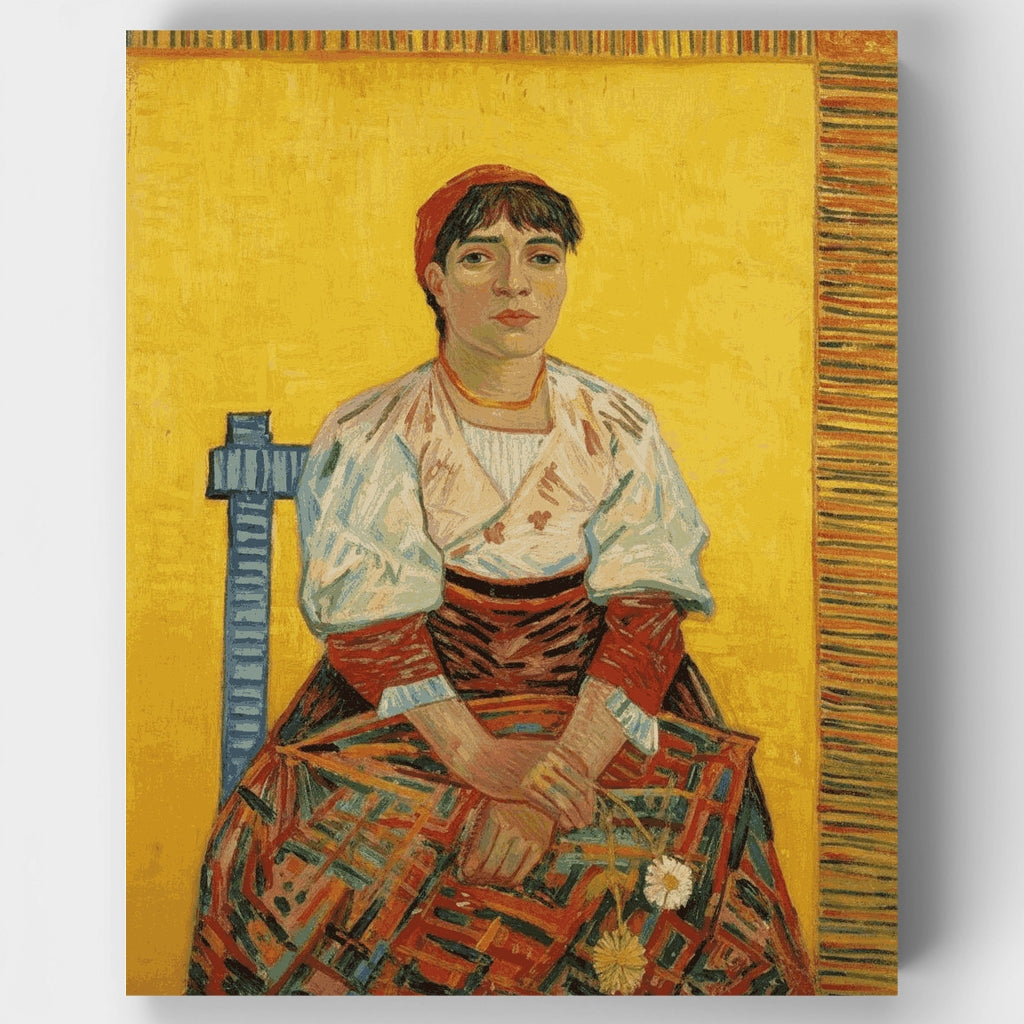 La mujer italiana - Kit de pintura por números — Estándar