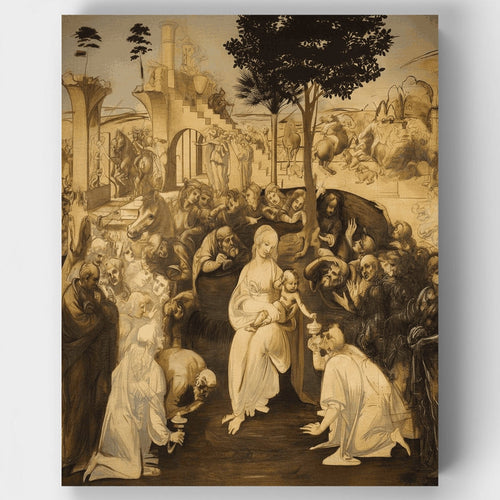 Adoration of the Magi - Paint by Numbers Kit