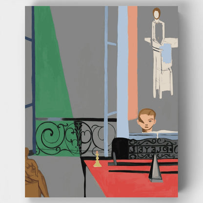 Piano Lesson - Paint by Numbers Kit