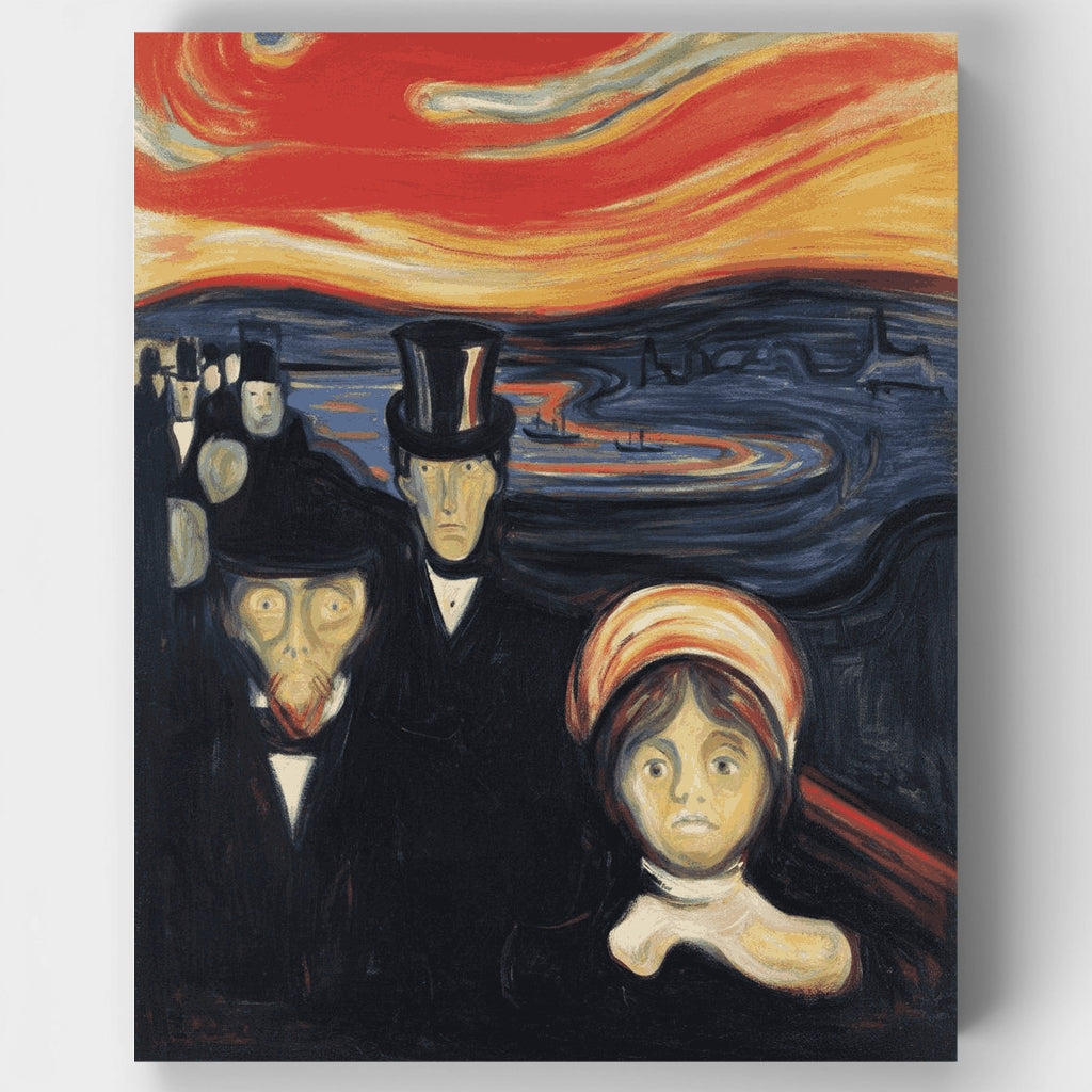 Ansiedad - Kit de pintura por números — Estándar