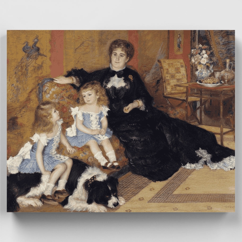 Madame Georges Charpentier and Her Children - Paint by Numbers Kit