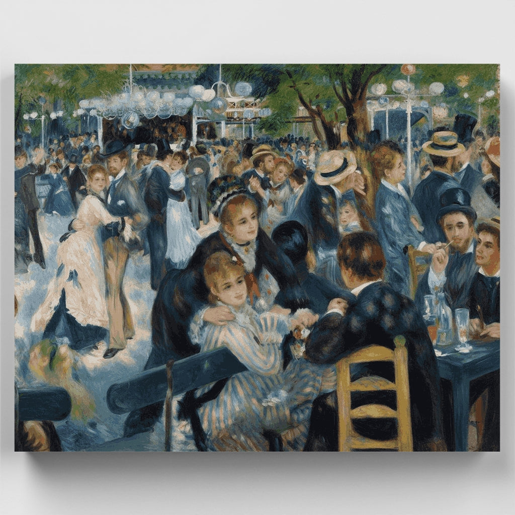 Baile en el Moulin de la Galette - Kit de pintura por números — Estándar