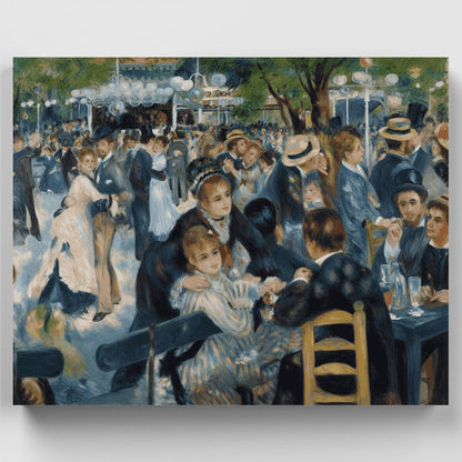 Dance at Le Moulin de la Galette - Paint by Numbers Kit