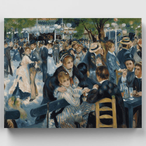 Dance at Le Moulin de la Galette - Paint by Numbers Kit