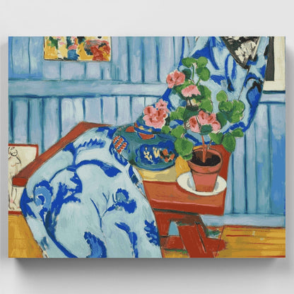 Still Life Geraniums - Paint by Numbers Kit