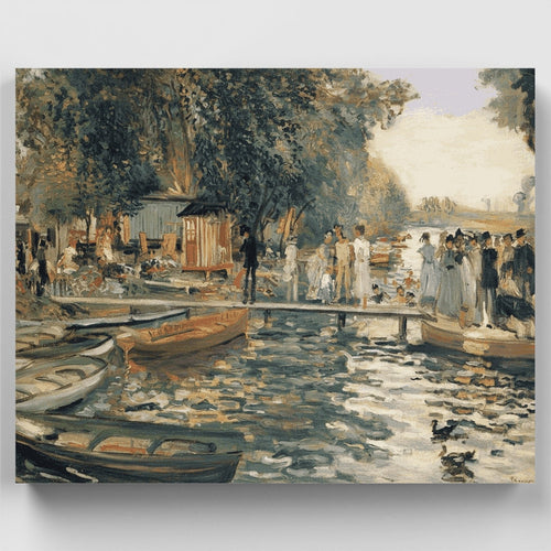 La Grenouillère - Paint by Numbers Kit
