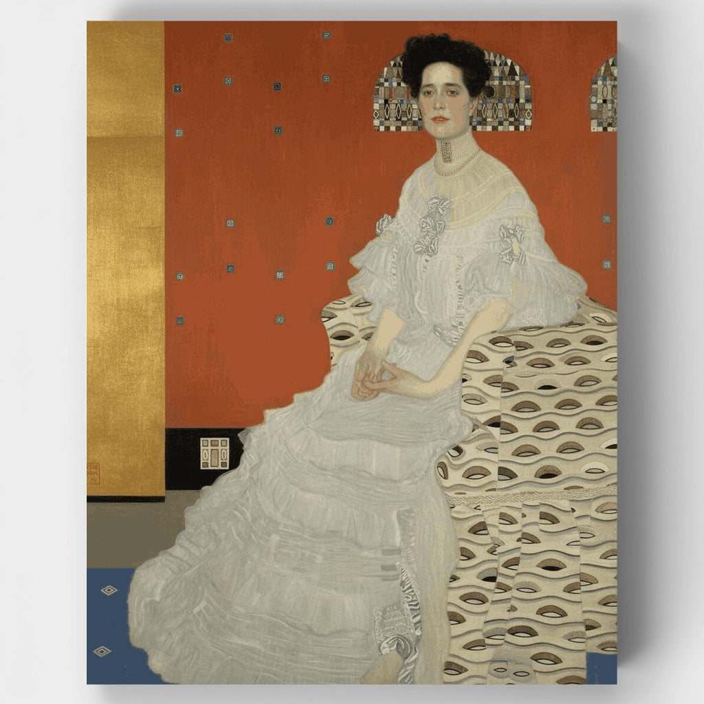 Portrait of Fritza Riedler - Paint by Numbers Kit
