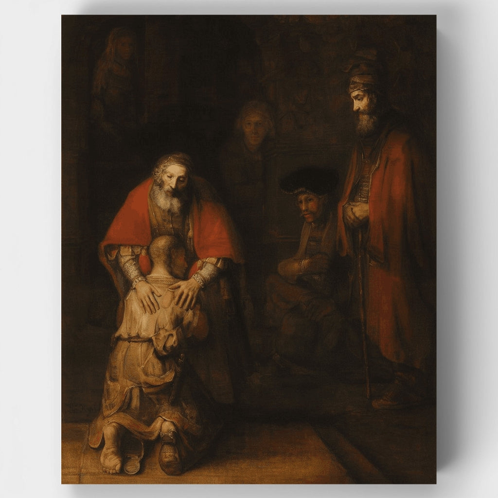 El retorno del hijo pródigo - Kit de pintura por números — Estándar
