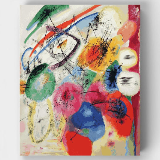 Black Lines - Paint by Numbers Kit