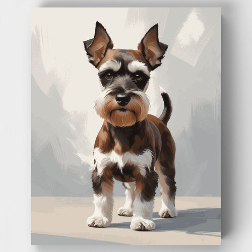 Schnauzer Portrait - Paint by Numbers Kit