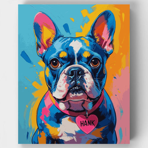 Hank the French Bulldog - Paint by Numbers Kit