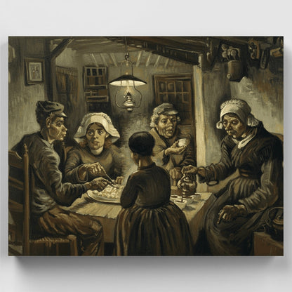 The Potato Eaters - Paint by Numbers Kit