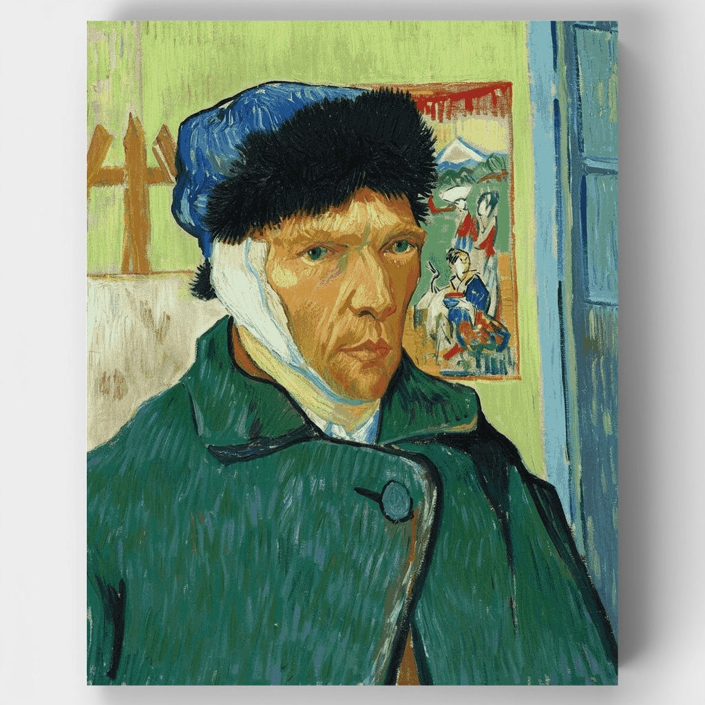 Self-Portrait with Bandaged Ear - Paint by Numbers Kit