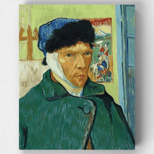 Self-Portrait with Bandaged Ear - Paint by Numbers Kit
