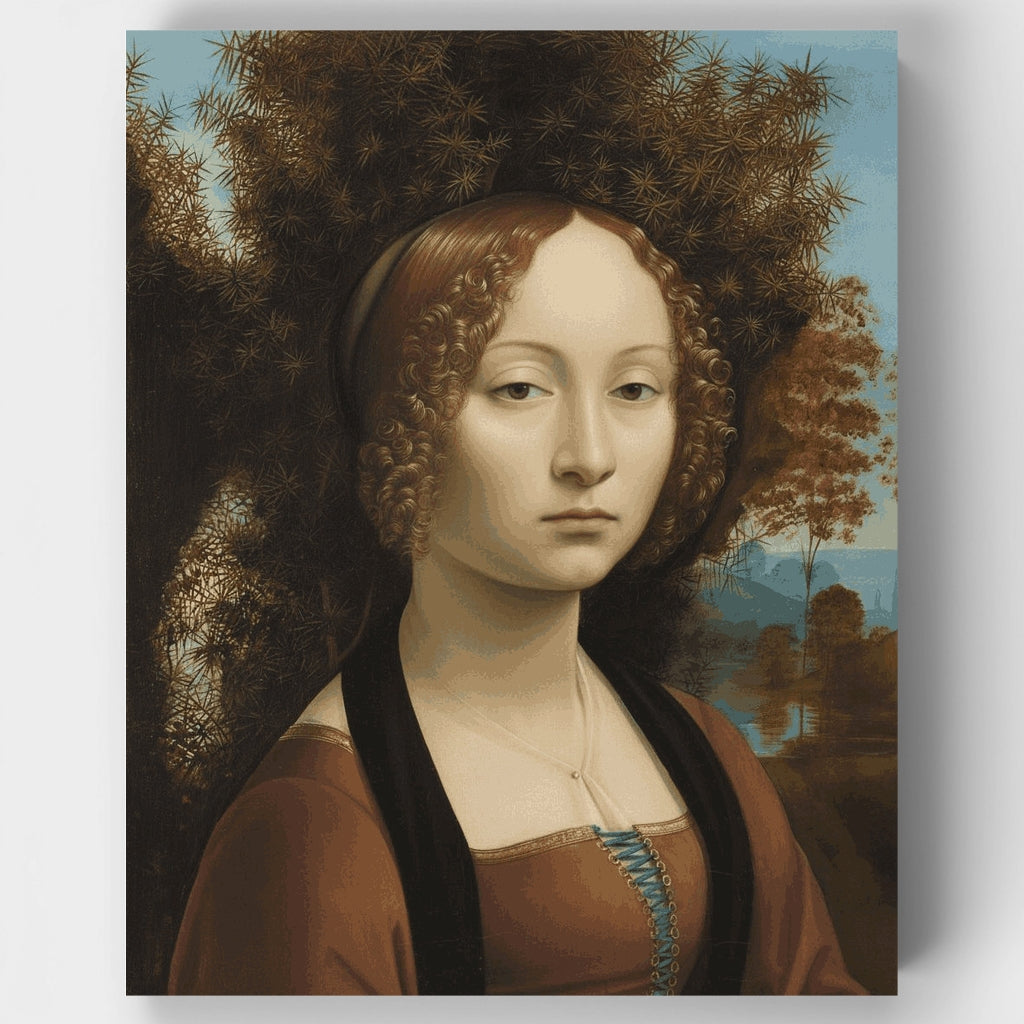 Ginevra de' Benci - Kit de pintura por números — Estándar