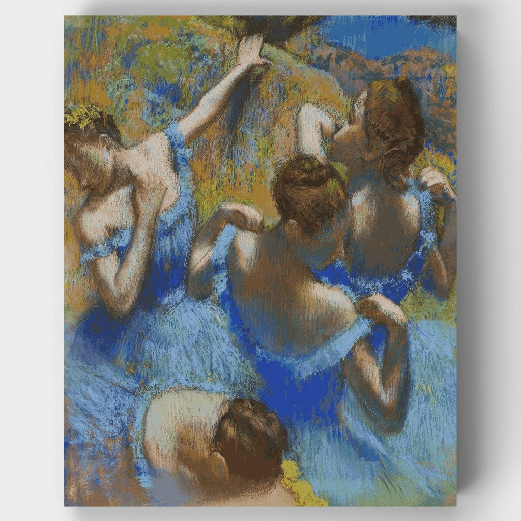 Dancers in Blue - Paint by Numbers Kit