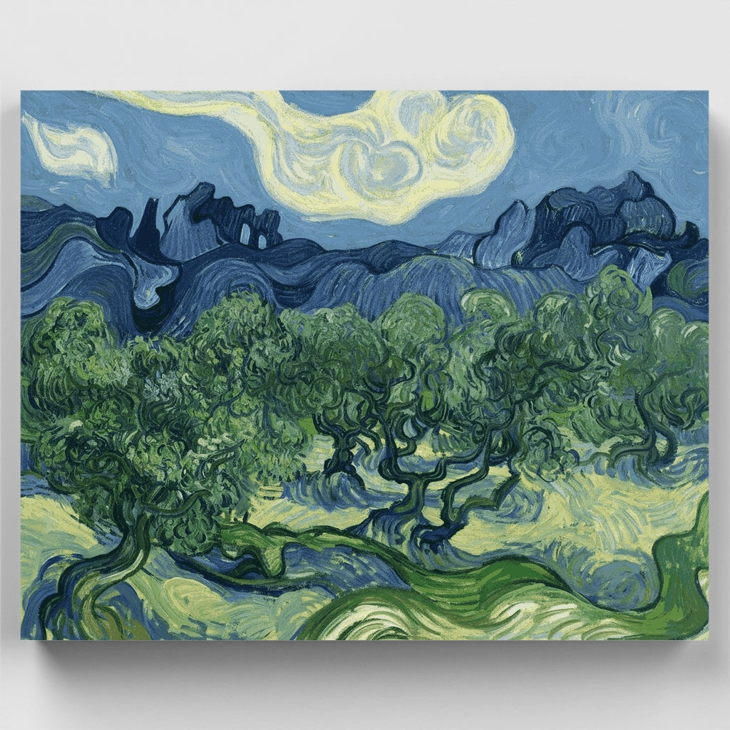 The Olive Trees - Paint by Numbers Kit