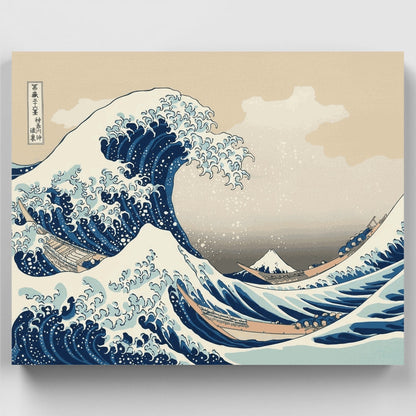 The Great Wave off Kanagawa - Paint by Numbers Kit